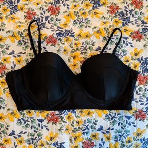 Black bikini top